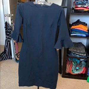 Navy blue banana republic dress